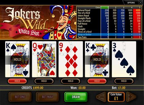Jogar Poker 7 Joker Wild No Modo Demo