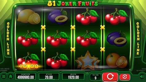 Joker Fruit Betfair