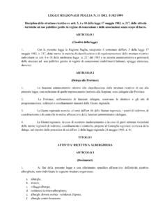 Legge Regionale Puglia Maquina De Fenda