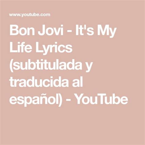 Letra Roleta Bon Jovi Traducida