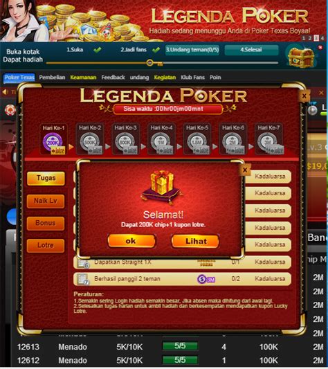 Login Legenda Poker