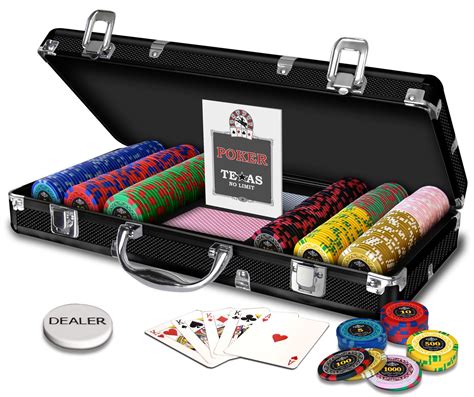 Malette Poker Argila Composto