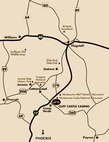 Mapa De Casinos Perto De Flagstaff Az