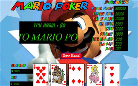 Mario Poker Online