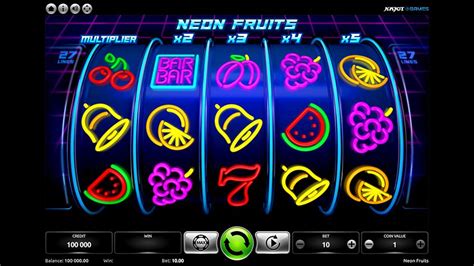 Neon Light Fruits Slot - Play Online