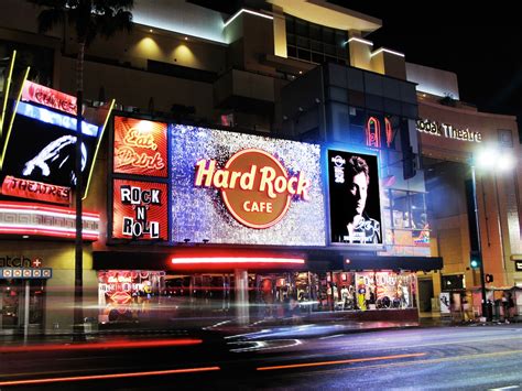 O Hard Rock Cafe Em Hollywood Sala De Poker