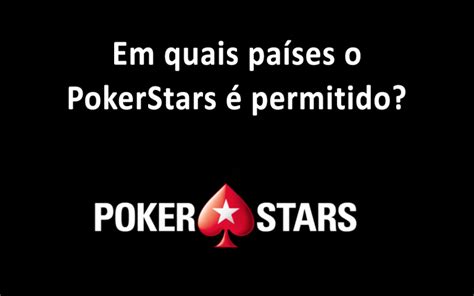 O Software Da Pokerstars Permitido