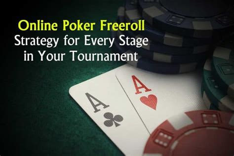 Online Poker Freeroll Estrategia