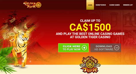 Os Bonus De Casino Online Golden Tiger