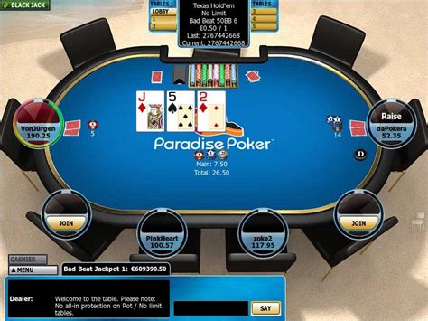 Paradise Poker Rede