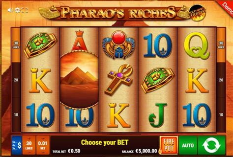 Pharao S Riches Red Hot Firepot Slot - Play Online