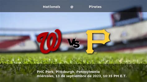 Pittsburgh Pirates vs Washington Nationals pronostico MLB