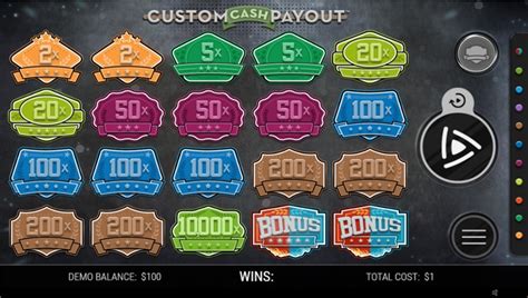 Play Custom Cash Payout Slot