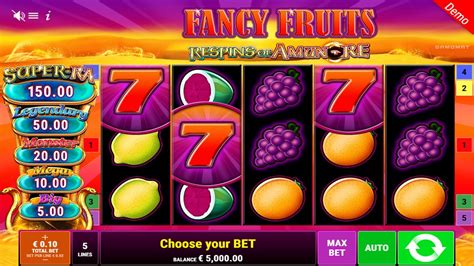 Play Fancy Fruits Respins Of Amun Re Slot