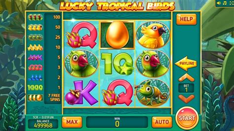 Play Lucky Tropical Birds Pull Tabs Slot