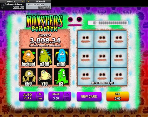 Play Monsters Scratch Slot
