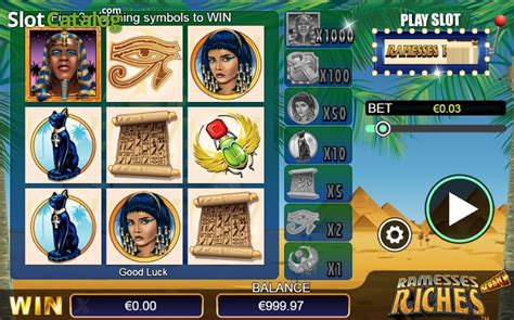 Play Ramesses Riches Scratch Slot