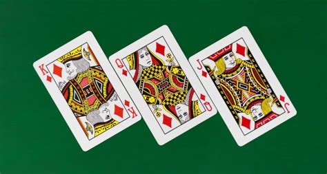Poker Em Linha Reta Rainha Rei As Dois Tres