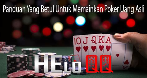 Poker Pake Uang Asli