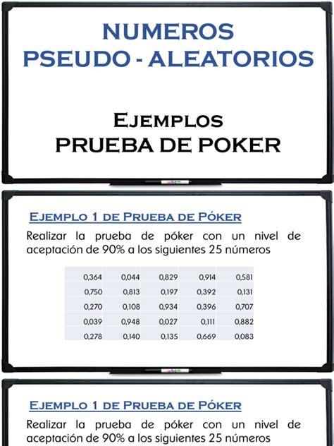 Prueba De Poker Ejemplos