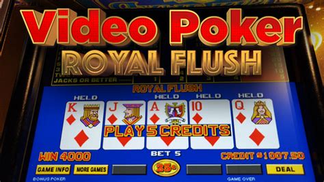 Royal Flush De Poker Online