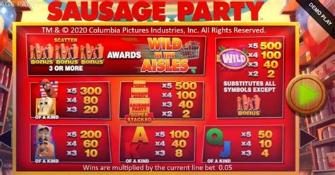 Sausage Party 888 Casino