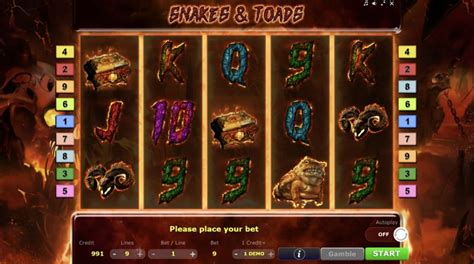 Snakes Toads 888 Casino