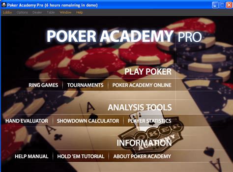 Software Como O Poker Academy Pro