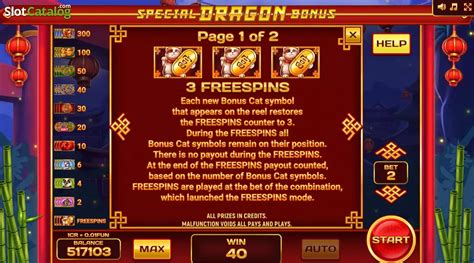 Special Dragon Bonus 3x3 1xbet