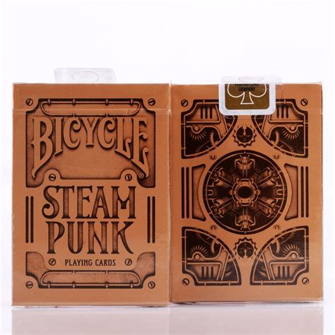 Steampunk Deck De Bronze De Poker De Bicicleta