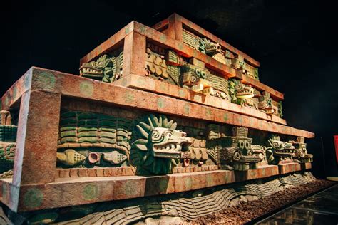 Templo Asteca Maquina De Entalhe Livre