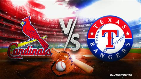 Texas Rangers vs St. Louis Cardinals pronostico MLB
