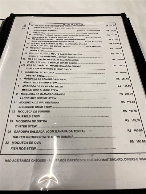 Vitoria Rio De Casino Elementos Do Menu