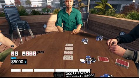 Watch Dogs Poker Super High Stakes