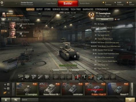 World Of Tanks Garagem Slot De Custo