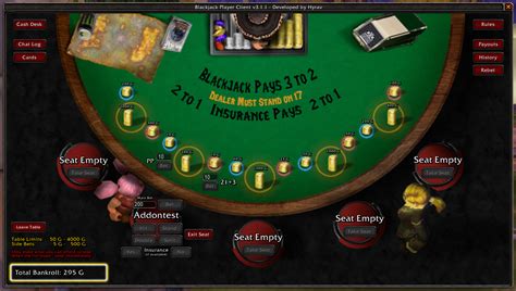 Wow Blackjack Addon