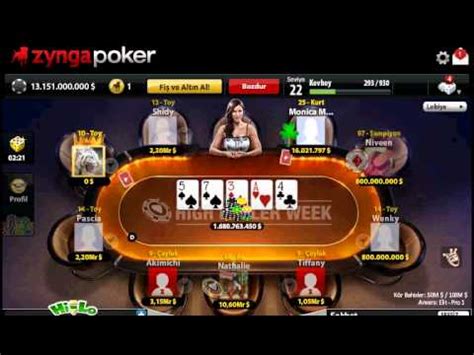 Zynga Poker Bos Masa